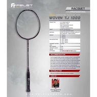 RAKET BADMINTON TJ 1000 PRO HIGH END 46 TON TJ 1000 MAX 35LBS 4U RAJUT BADMINTON RAJUT BADMINTON