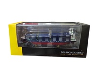 [全新清位$390] Diamond Label 1:600 歐洲短海支線貨櫃船模型｜Samskip Ladung Damen Shortsea Feeder｜精緻航運物流船舶模型｜附透明展示盒