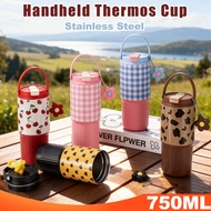 750ML 316 Stainless Steel Thermos Bottle Hot&Cold Insulated Tumbler Air Tahan Sejuk Handheld Thermos