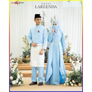 Baju Nikah Full Set . Lace Dress . Baju Melayu Moden Cekak Musang . Baju Bertunang . Lareenda Dress