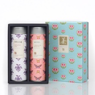 嶢陽茶行 花采雙高罐禮盒 阿里山烏龍茶+東方美人茶 三角立體茶包