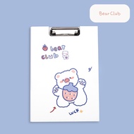 Kapuas - Papan Tulis Ujian Clipboard With Cover Cute Anak Dewasa Karakter Cartoon Lucu - M002