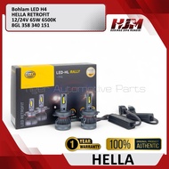 Hella Retrofit H4 HB3 HB4 H8 H11 H16 12V 24V 65W 6500K LED Light Bulb Original