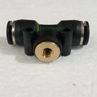 6 mm PU Tee Connector to 10/24′′ Nozzle