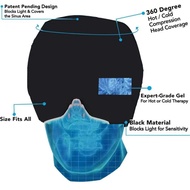 Cold Therapy Headache Relief Cap Flexible Ice Compress Headache Hat Migraine Compress Hood