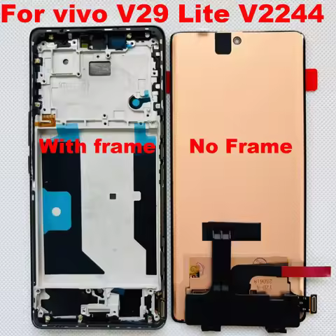 6.78' Original AMOLED For vivo V29 Lite 5G V2244 LCD Display Screen For VIVO V29lite LCD Touch Scree