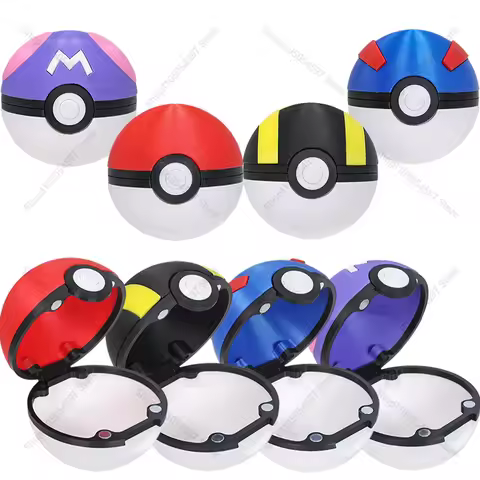 3D Printed Pokemon Poké Ball Great Ball Ultra Ball Master Ball Model Toys Magnetic attraction design