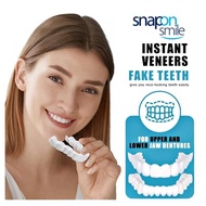 Snap On Smile Tooth Cover Removable False Fake Teeth 1set Upper & Lower Dental Veneers Dentures / Gi