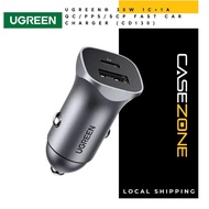 UGREEN UG-CD130-40858 CAR CHARGER PD 30W + SCP 22.5W USB TYPE A + C DUAL PORT FAST CHARGE CAR CHARGE
