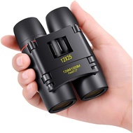 POLDR 12X25 Small Pocket Binoculars Compact Adults,Mini Kids Binoculars Boys for Bird Watching,Conce