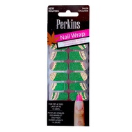 Perkins Nail Wrap (Design N09: Green Leaf)