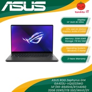 ASUS ROG Zephyrus G14 GA403U-VQS033WO Gaming Laptop - 14" OLED 3K 120Hz/R9-8945HS/32GB DDR5/1TB SSD/