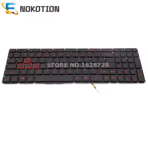 NOKOTION NKI15130FT C5PRH LA-E921P For Acer Predator Helios 300 G3-571 laptop keyboard US ENG 28 Pin