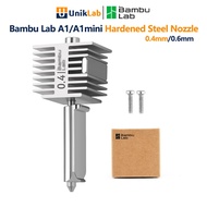 3D Printer Hotend for Bambu Lab A1/A1 Mini 0.2/0.4mm Hotend High Temp&Fast Speed Hardened Steel Nozz