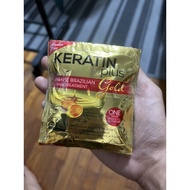 [INSTOCK] KERATIN Plus Gold Intense Brazilian Hair Treatment (pack of 6)