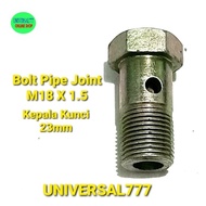 M18X1.5 Bolt Joint 18 MM Baut Nepel Minyak Solar Oli M18 X 1.5