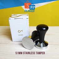 Coffee Tamper 51 mm - Coffee Tamper 51mm Conalli Delonghi ACA Boxr Black