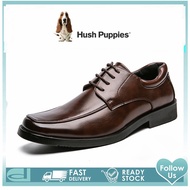 Hush Puppies leather shoes men big size 45 46 47 48