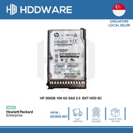 HP 300GB 10K 6G SAS 2.5 ENT HDD SC // 653955-001 // 652564-B21 // EG0300FBVFL // 641552-001