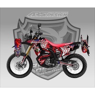 HONDA Decal sticker crf 250 alpinestarHONDA