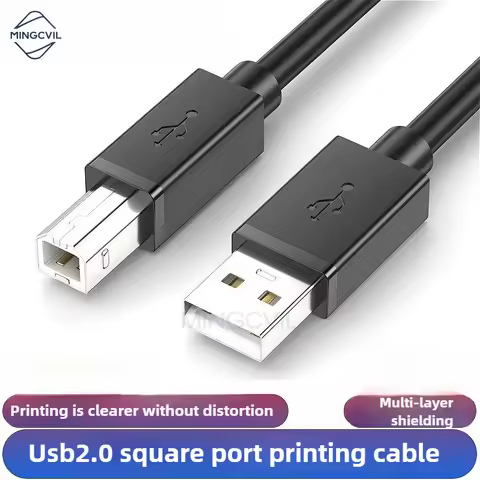 MINGCVIL USB High Speed 2.0 A To B Male Printer cable For Samsung Hp Epson Printer Cord usb printer 