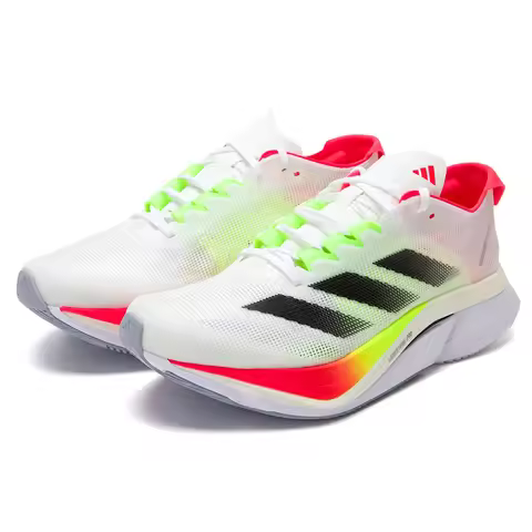 Adidas Women's Shoes Adizero Boston 12 W Sports Shoes Racing Running Shoes Wear-Resistant Cushioning