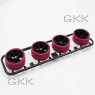 GK Trim Tires 95254/15414 Narrow Large Dia. Wheel w Thin/Step Manual Polished For SX SXX Chassis Tam