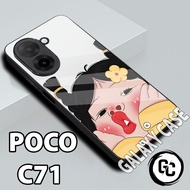 Glossy Softcase poco C71/Case poco C71 Girls/case poco C71 glitter/casing poco C71/case hp poco C71