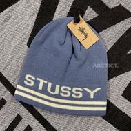 Stussy JAQUARD STRIPE SKULLCAP BEANIE HAT - FADED BLUE | Original ORIGINAL