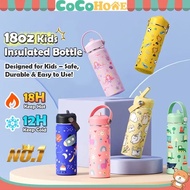 18oz Kids Tumbler Thermos Bottle Kids Botol air budak Stainless Steel Water Bottle Aquaflask Tumbler