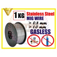 VERYWELD 1Kg E308LT0-3 DAWAI MIG KIMPALAN TANPA GAS / GASLESS Stainless Steel Mig Wire Coil Welding