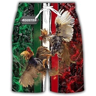 Rooster Eagle Aztec Warrior Mexico - ของขวัญสำหรับ Us40 เม็กซิโก 3D พิมพ์กางเกงว่ายน้ำชายหาดกางเกงขาสั้น, ของขวัญสำหรับผู้ชายและผู้หญิง, ครอบครัว, ธงชาติเม็กซิโก, คนรักไก่. HQ