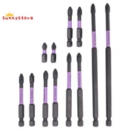 Magnetic Drill Bits D1 Anti-Slip and Shock-Proof Bits Alloy Steel Drill Bits with  Screwdriver Bits 