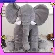 30cm/40cm/60cm Elephant Plush Gift Pillow - Animal Stuffed Toys Plushie Toy Cute Anak Patung Gajah