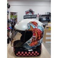 Zeus Helmet ZS-609 Koi Black/White