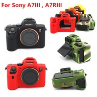 Silicone Case Cover Camera Bag for Sony ZV-E10 ZV-1 A7c A9 A7 A7R A7S Mark II III IV A7II A7SII A7II