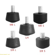 Best Antislip Rubber Foot Pad Foot Spikes for Tripods Monopod 3 8 Inches 1 4 Inches 8 Kits Universal