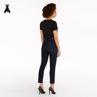 PATRIZIA PEPE Light Luxury High Waist Slimmer Look Stretchy Skinny Jeans Dark Blue Buttocks 8J0927/A