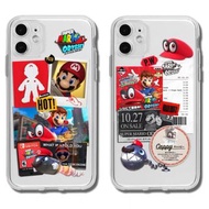 瑪利奧 super Mario 任天堂 switch game Luigi 手機殼 iPhone case 13 pro max mini 12 pro max mini 11 pro max x xs max xr 7 8 plus SE2 SE3 紙片瑪利歐 路易吉 Yoshi