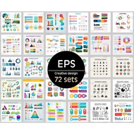 Graphic Design Template Bundle Pack / Information Data Chart / Data Infographic / EPS ~ DC009