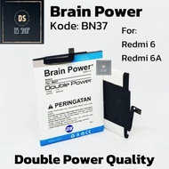 Baterai Xiaomi Redmi 6 Redmi 6A BN37 BN 37 Double Power Batre Batrai HP