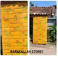 Tirai bambu Motif daun / Kiray bambu terbaru motif bunga / kere / tirai bambu gulung murah / tirai b