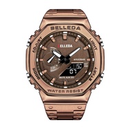 BELLEDA 9529 RANTAI Jam Tangan Pria Rantai Double Time Rantai Digital & Analog Tanggal Hari Aktif