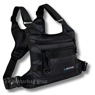 Tactical Men's Front Chest Bag Akhtar Men's Chest Sling Bag Sling Bag Man Beg Silang Lelaki