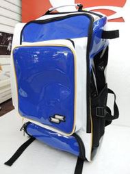 款式 日本品牌 SSK 棒壘球 後背式 個人裝備袋 側邊可放球棒(MABB01-6310) 寶藍/白