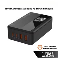 LDNIO A4808Q 65W Super Fast Charging Desktop Charger 2USB-A & 2USB-C Output Ports for Notebook Phone