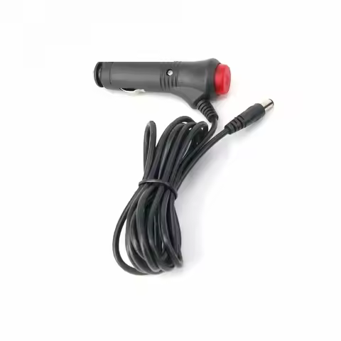 3M 12V 24V Car Cigarette Lighter Adapter Plug 55*21mm with Power Switch Cable for Automotive DIY Pow