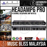 ART HeadAmp6Pro 6-channel Headphone Amp with EQ (HeadAmp6 Pro)
