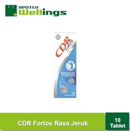 Wellings CDR Fortos Rasa Jeruk 10 Tablet