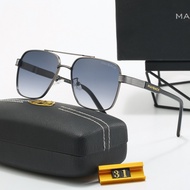 Maybach metal framed sunglasses mens fashion double beam driving sunglasses pilot toad glasses trend